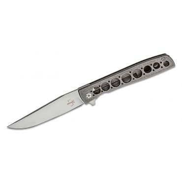 Boker Plus Urban Trapper Knives with 3-1/2 in. Straight Edge Blade, Silver