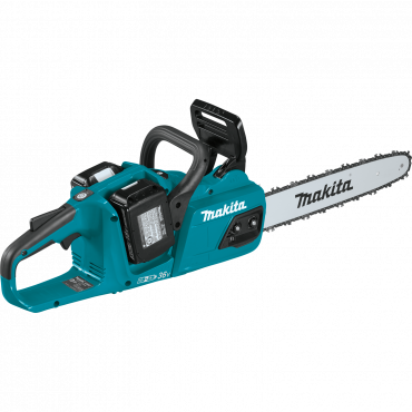 Makita XCU07PT Lithium-Ion Brushless Cordless Top Handle Chainsaw Kit, 36 Volt X2 14-Inch 5.0Ah, Teal