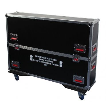 Gator Cases G-TOUR case designed to easily adjust and fit most LCD, LED or plasma screens in the 43" to 50" class. Interior dims 49.5 X 6.3 X 30.5