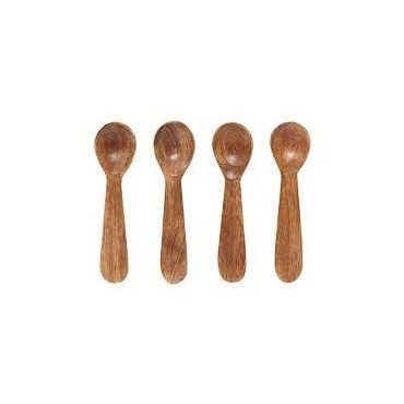 Danica  Set of4 Mango Wood Mini Spoons