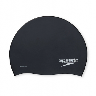Speedo Silicone Swim Cap, Black