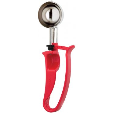 Zeroll 2024 Universal Standard Length EZ Disher, Size 24, 2-Inch, Red