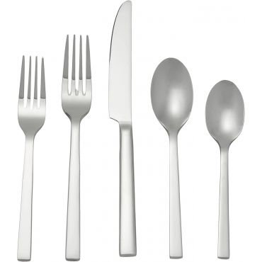 Oneida Chef's Table 20 Piece Everyday Flatware, Service for 4, 18/0 Stainless Steel, Silverware Set