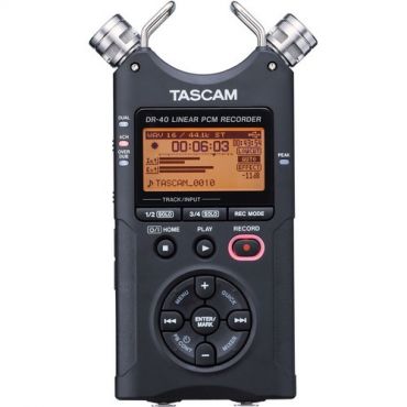 TASCAM LINEAR PCM RECORDER WITH XLR MIC INPUTS