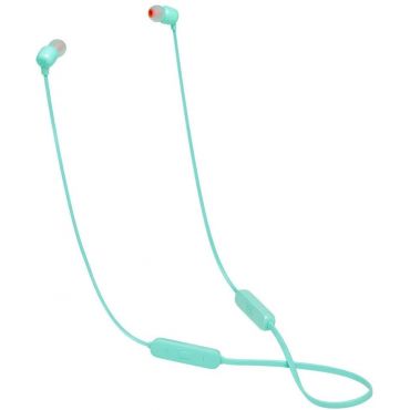 JBL Tune 115BT In-Ear Wireless Headphone with 3-button Mic/Remote, Flat Cable, Teal