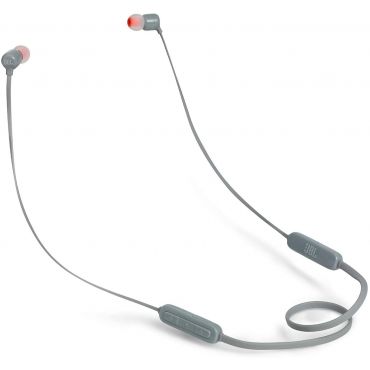JBL Tune 110BT In-Ear Wireless Headphone with 3-Button Remote/Mic, Grey