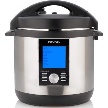 Zavor ZSELL02 Lux LCD Programmable Electric Multi-cooker, 6 Quart, Stainless Steel