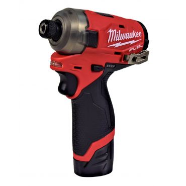 Milwaukee 2551-20 M12 Fuel Surge 1/4-Inches 12-Volt Lithium-Ion Brushless Cordless Hex Impact Driver