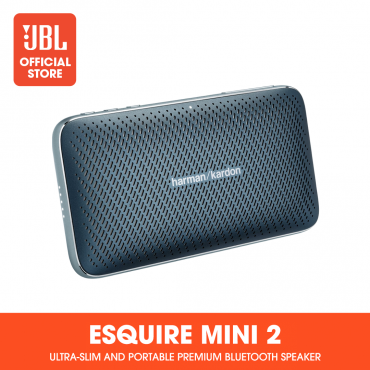 JBL Esquire Mini 2 Ultra-Slim and Portable Premium Bluetooth Speaker, Blue