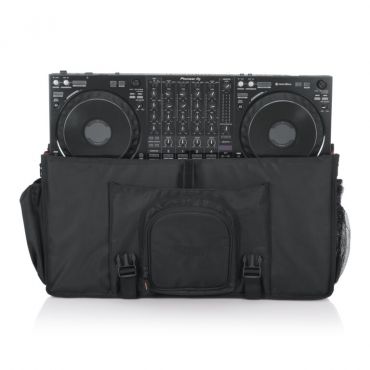 Gator Cases G-Club Series Messenger Style Bag for 28” DJ Controllers, Laptop & Headphones