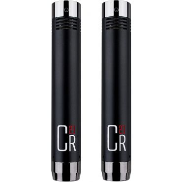 MXL CR21 Small Pair Instrument Condenser Microphones Black Chrome