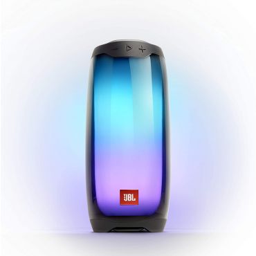 JBL Pulse 4 Waterproof Portable Bluetooth Speaker with Light Show and Sound, Black