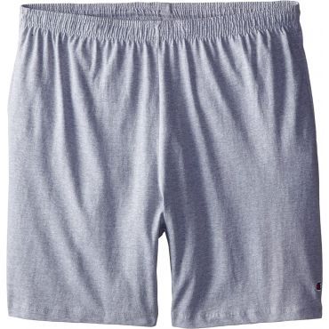 Champion Men's Big and Tall Jersey Shorts, Heather Grey