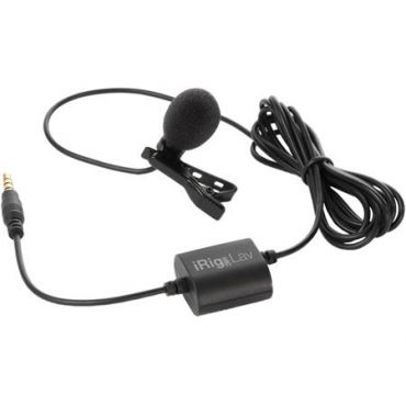 IK Multimedia iRig Mic Lav Compact Lavalier Microphone for Smartphones and Tablets