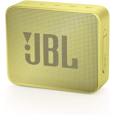 JBL Go 2 Waterproof Portable Bluetooth Speaker with 5-hours of Playtime, Lemonade Yellow