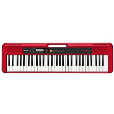 Casio Casiotone CT-S200 61-key Portable Arranger Keyboard, Red