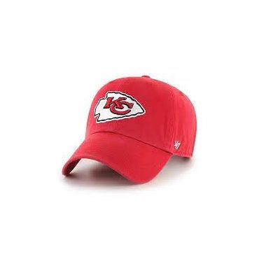 47 Brand Kansas City Chiefs Clean Up Adjustable Slouch Cap, Red