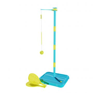 Swingball Early Fun All Surface Portable Tether Tennis Set, Blue/Yellow