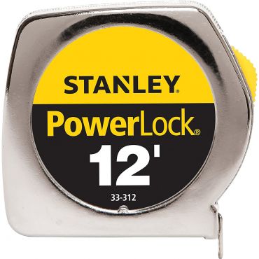 Stanley PowerLock Tape Measure, 12-Foot