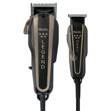 Wahl Professional WAH8180 Barber Combo, Legend Clipper and Hero T-Blade Trimmer
