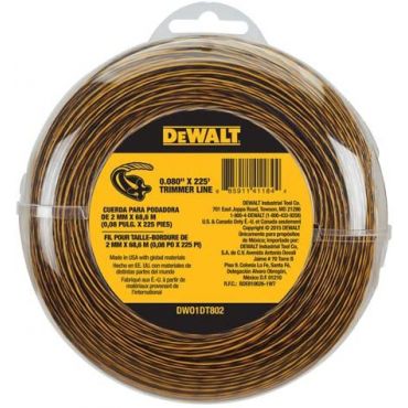 Dewalt DWO1DT802 String Trimmer Line, 225-feet by 0.080-inch