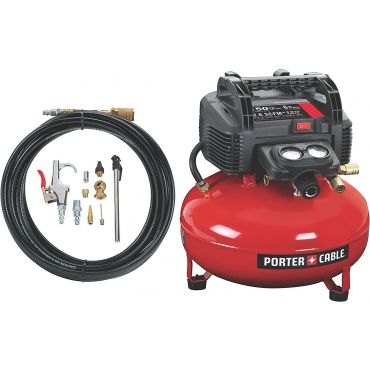 Porter-Cable C2002-WK Compressor, Oil-Free, UMC Pancake, 13-Piece Accessory Kit, 6-Gallon, 150 PSI