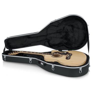 Gator Cases Deluxe Molded Case for Jumbo Acoustic Guitars