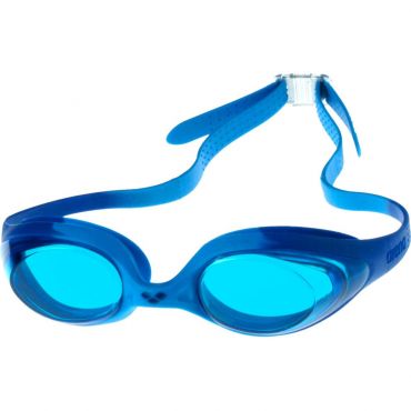 Arena Unisex Youth Spider Junior Swim Goggles, Blue/Lightblue/Blue