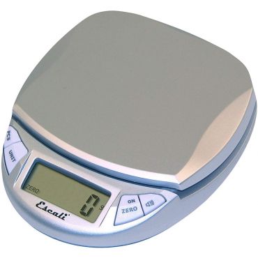 Escali N115S Pico Digital Scale, 11lb Capacity, Silver/Grey