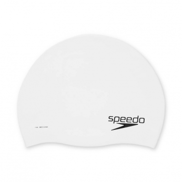 Speedo Silicone Swim Cap, White
