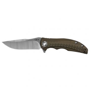 Zero Tolerance 0609 3.4" KVT Plain Folding Knife Bronze