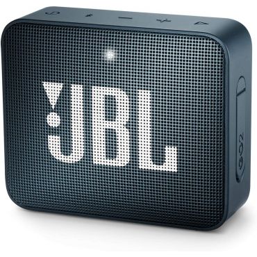 JBL Go 2 Waterproof Portable Bluetooth Speaker with 5-hours of Playtime, Slate Navy