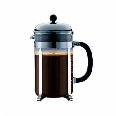Bodum Chambord 12-Cup French Press Coffee Maker, 1.5 Liter, 51 Ounce, Chrome