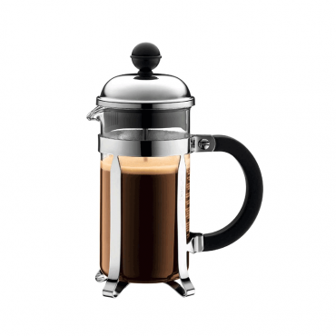 Bodum Chambord 3-Cup French Press Coffee and Tea Maker, 12 Ounce, Chrome