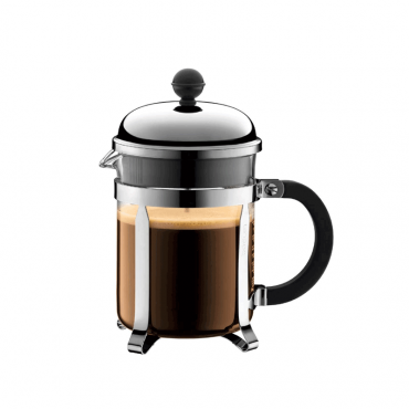 Bodum Chambord 4-Cup French Press Coffee Maker, 17-Ounce, Chrome