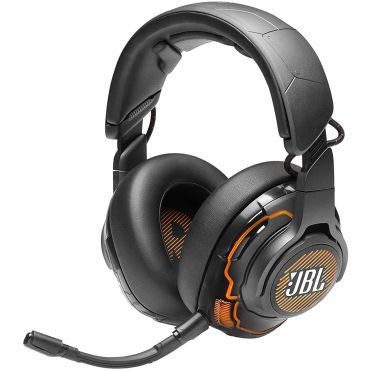JBL Wired Over-Ear Professional Gaming Headset with JBL Quantum Sound Signature, JBL Quantum Sphere Cancelling, Hi-Res Audio Certified, Detachable Boom Mic, Chat Dial Interface, 3.5MM, USB Type C-A, and USB Type C-C Connections, and RGB Lighting Effects,