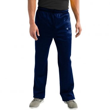 Champion Big and Tall Solid C Vapor Pants with Pockets, Navy