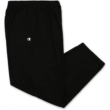 Champion Big and Tall Solid Vapor Pants with Pockets, Black