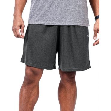 Champion Men's Big and Tall Jersey Shorts, Charcoal Heather