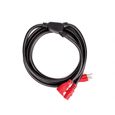 D'Addario IEC to NEMA Plug Power Cable+, 10FT
