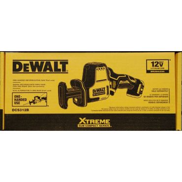 Dewalt DCS312B Xtreme 12V MAX Brushless One-Handed Cordless Reciprocating Saw, Tool Only
