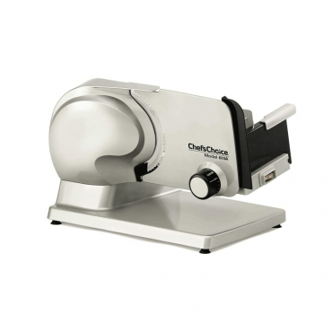 EdgeCraft Model E615 Premium Electric Food Slicer, 7" Blade, 100 Watts, Cast Aluminum/Stainless Structural Components, Metal Food Pusher