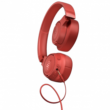 JBL 750BTNC Over-Ear Wireless Headphones with ANC and On-Earcup Controls, Coral