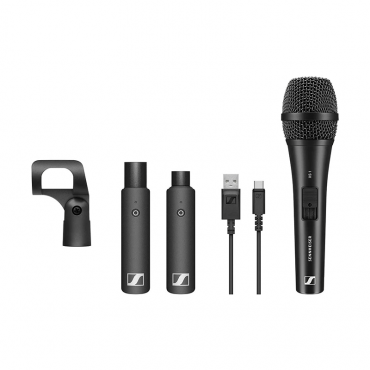Sennheiser Vocal Set Wireless Microphone System w/ Dynamic Mic And Clip