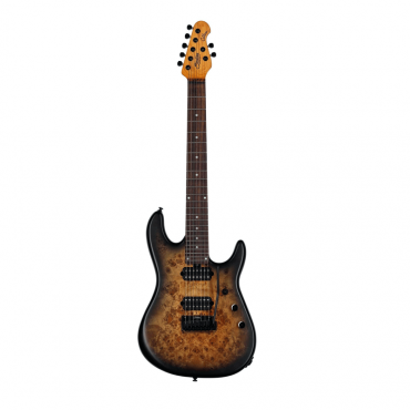 Sterling By Music Man Jason Richardson Cutlass Signature 7-String Electric Guitar, Natural Poplar Burst