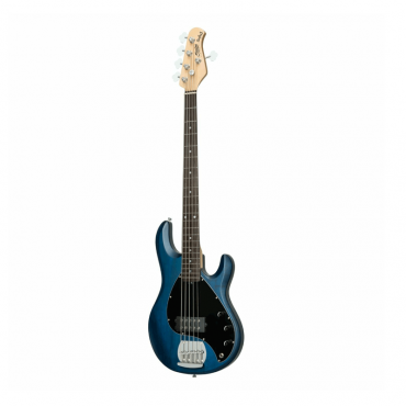 Sterling by Music Man Stingray5 5-String Electric Bass, Trans Blue Satin