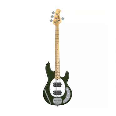 Sterling by Music Man StingRay HH 4-String Bass Guitar, Olive Green