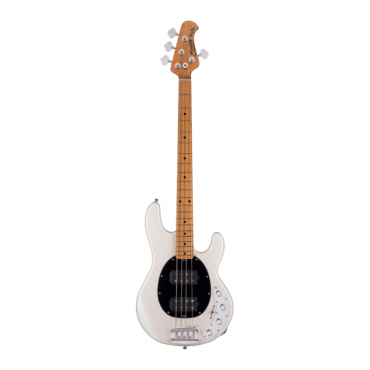 Sterling by Music Man StingRay HH Electric Bass, Pearl White