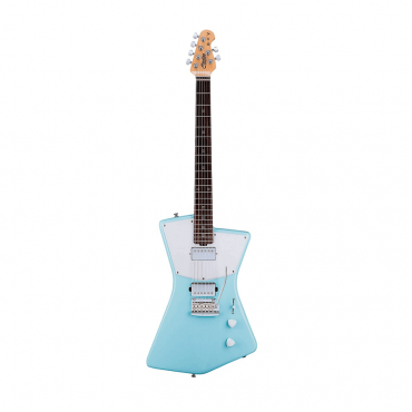 Sterling by Music Man STV60HH-DBL St. Vincent HH Electric Guitar, Right, Daphne Blue