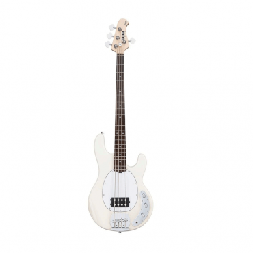 Sterling by Music Man S.U.B. Stingray Rosewood Fingerboard Electric Bass, Vintage Cream